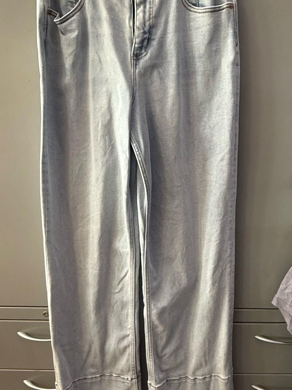 Dear John Light Blue Wide Leg Jeans